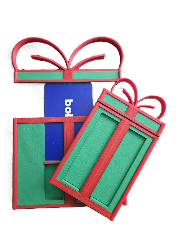Boîte Cadeau carte cadeau (Petit) (Blauw, Wit)